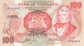 Bank Of Scotland Higher Values 100 Pounds,  6. 9.1973